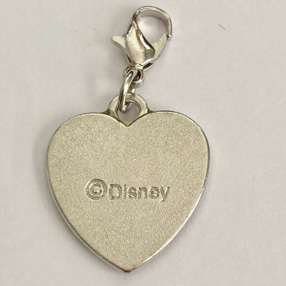 Vintage Disney Princess Cinderella Heart Clip On Charm Zipper Pull Bag Signed - Picture 5 of 7